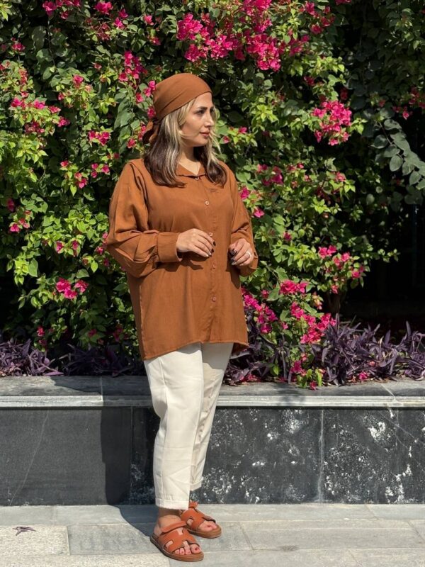 شومیز کریستال و مینی اسکارف - Image 1