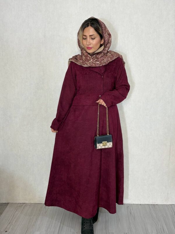 پیراهن مخمل گندم - Image 1