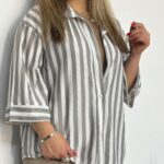شومیز راه راه لارا