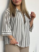 شومیز راه راه لارا