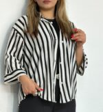 شومیز راه راه لارا - Image 3