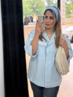 شومیز ابریشم آنزیم شور - Image 3