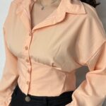 شومیز کراپی ساعت شنی