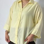 شومیز سیلک یقه هفت