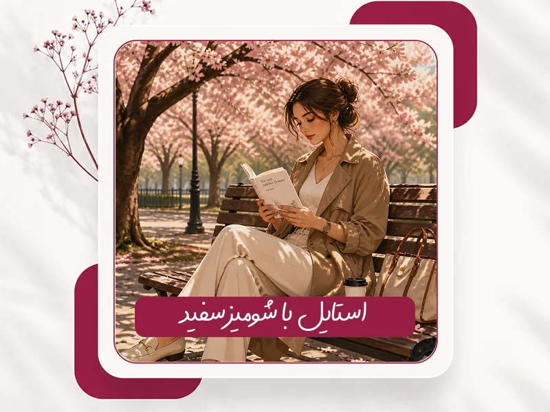 استایل با شومیز سفید