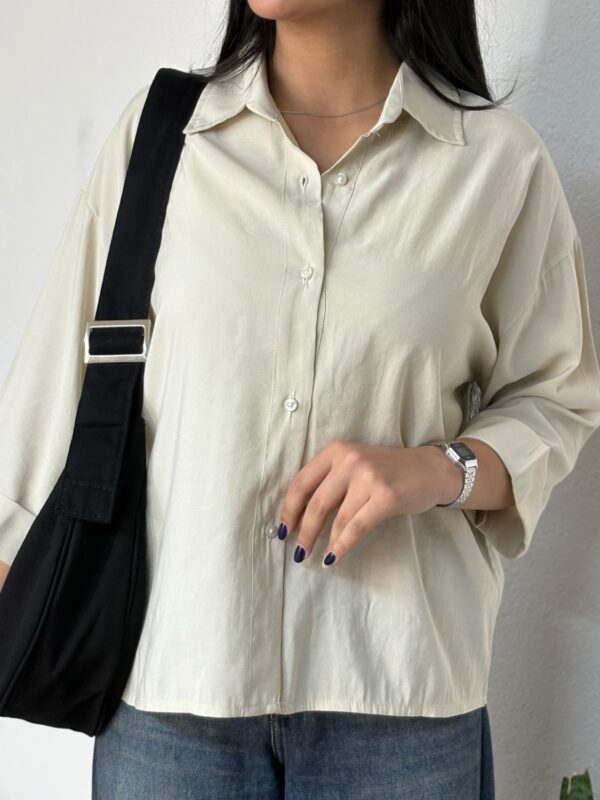شومیز سیلک گندم - Image 6
